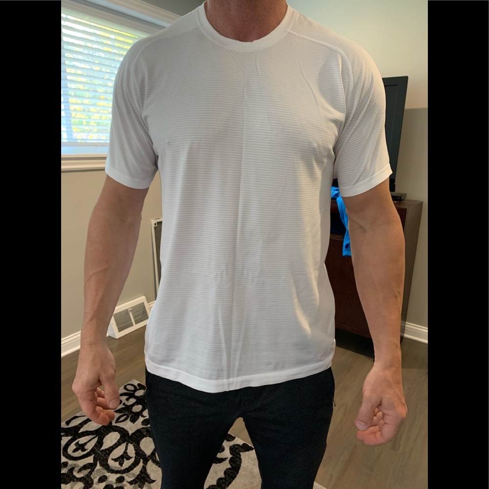 XL metal tech tshirt White